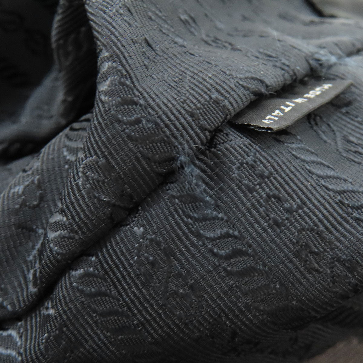 PRADA Tote Bag Nylon black logoMetal 2WAY