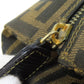 FENDI Handbag canvas Brown Zucca Pattern Women Used Authentic