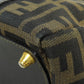 FENDI Handbag canvas Brown Zucca Pattern Women Used Authentic