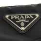 PRADA Tote Bag Nylon black logoMetal Women Used Authentic