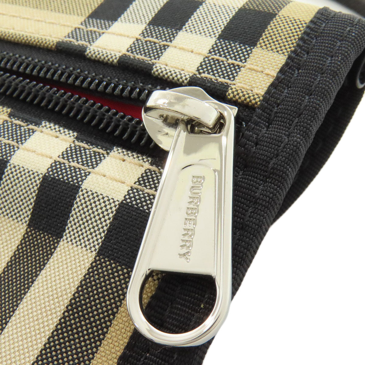BURBERRY Shoulder Bag canvas beige Nova Check Sacoche