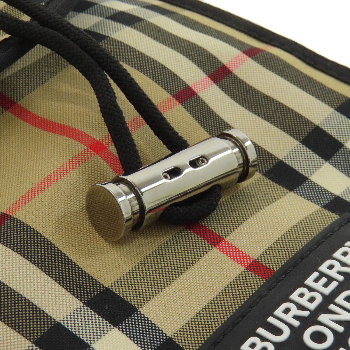 BURBERRY Shoulder Bag canvas beige Nova Check Sacoche
