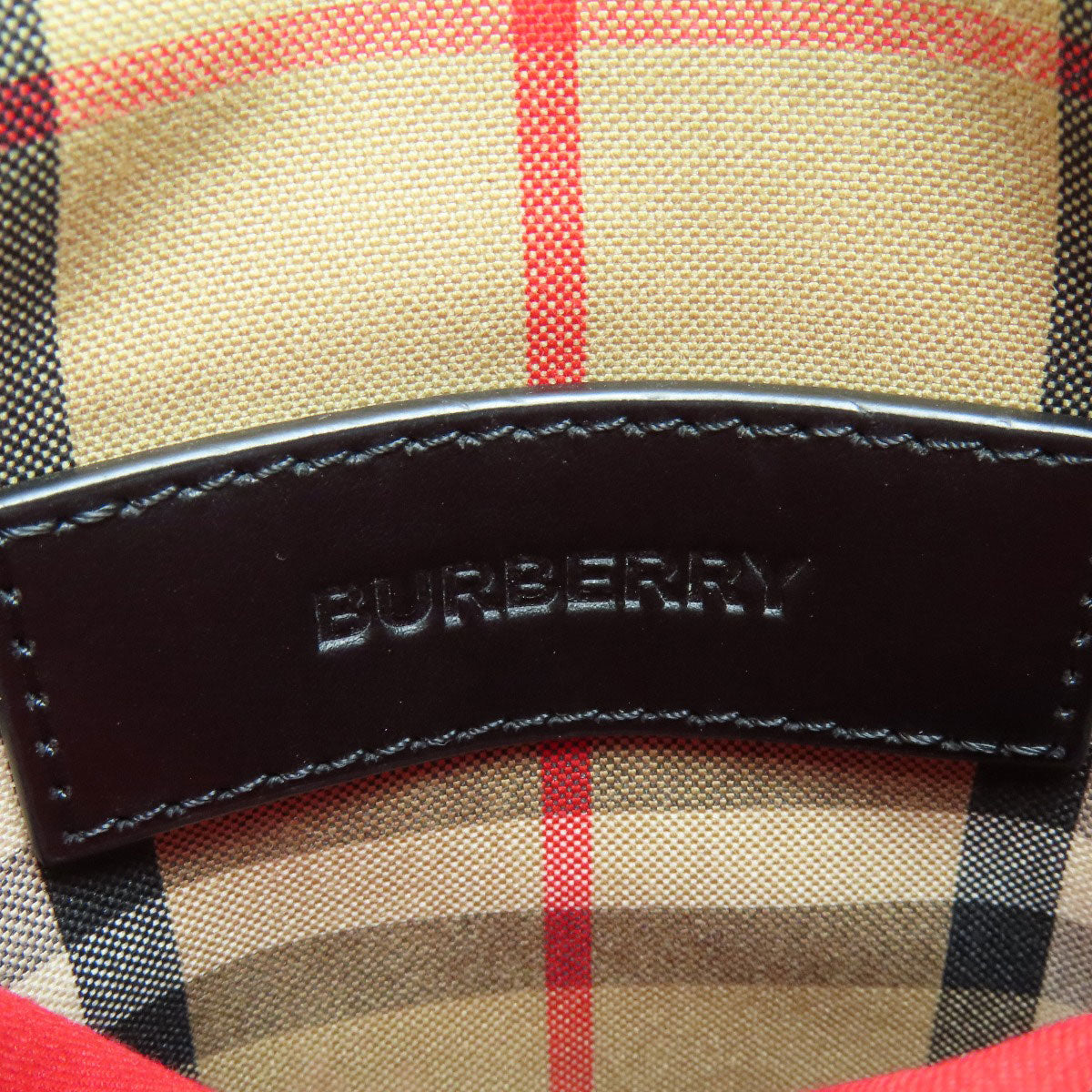 BURBERRY Shoulder Bag canvas beige Nova Check Sacoche
