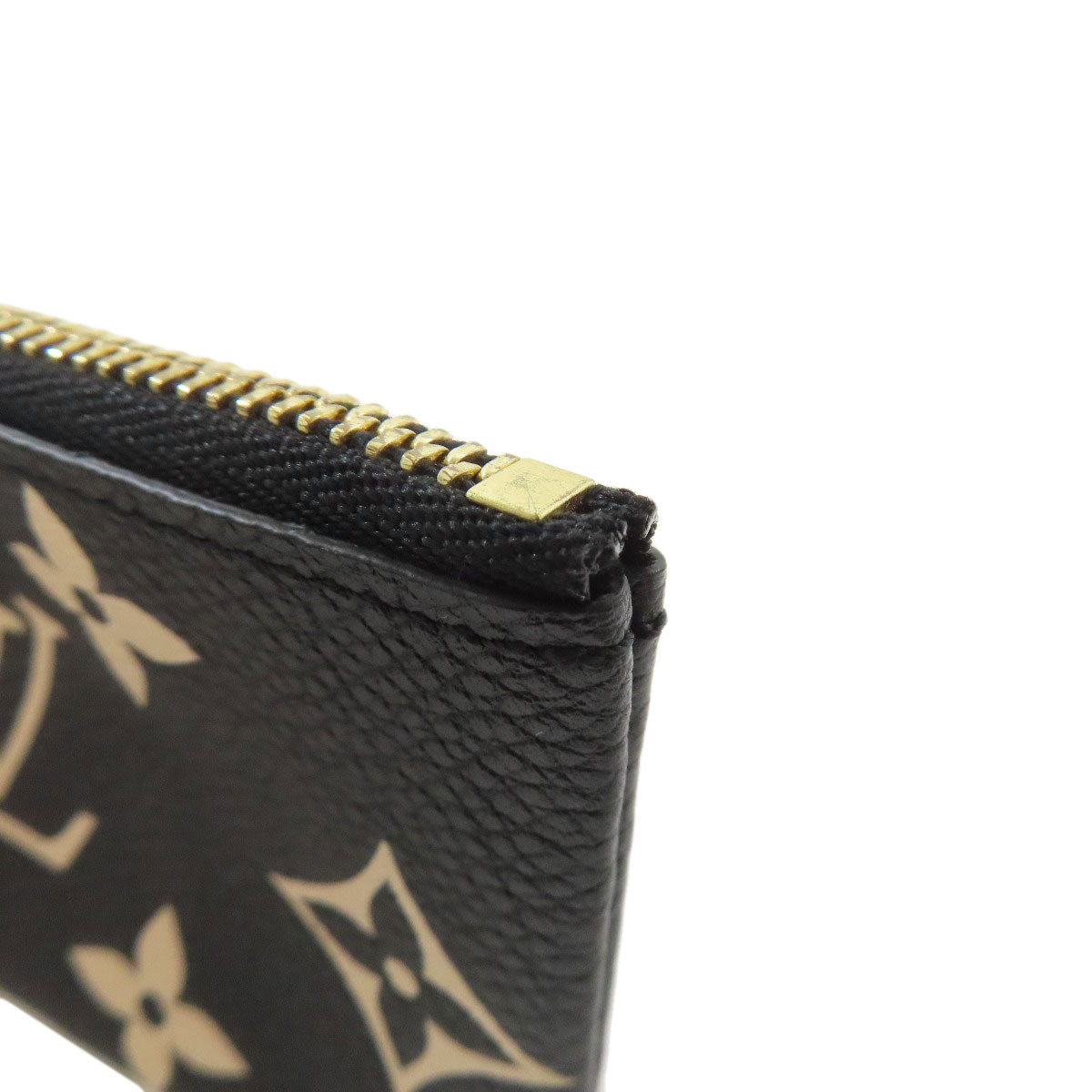 LOUIS VUITTON Coin case M80885 Empreinte, Bicolor Monogram black Card Key case Key holder Pochette Cle Women Used Authentic