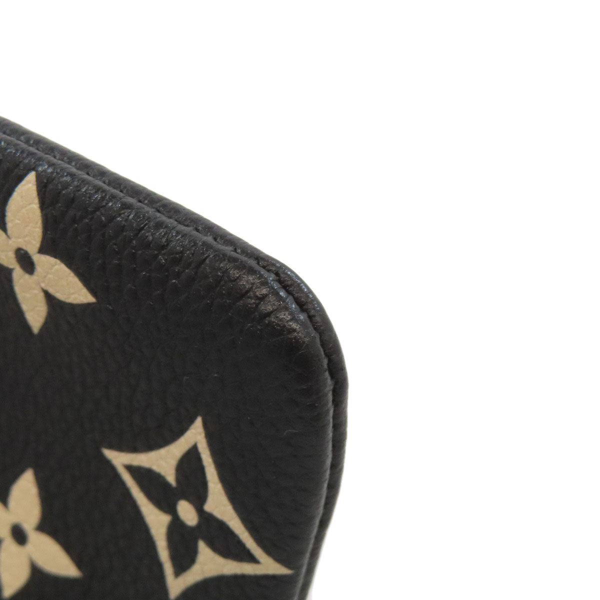 LOUIS VUITTON Coin case M80885 Empreinte, Bicolor Monogram black Card Key case Key holder Pochette Cle Women Used Authentic