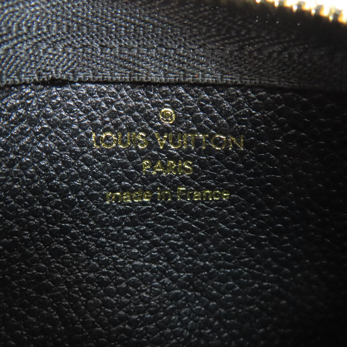 LOUIS VUITTON Coin case M80885 Empreinte, Bicolor Monogram black Card Key case Key holder Pochette Cle Women Used Authentic
