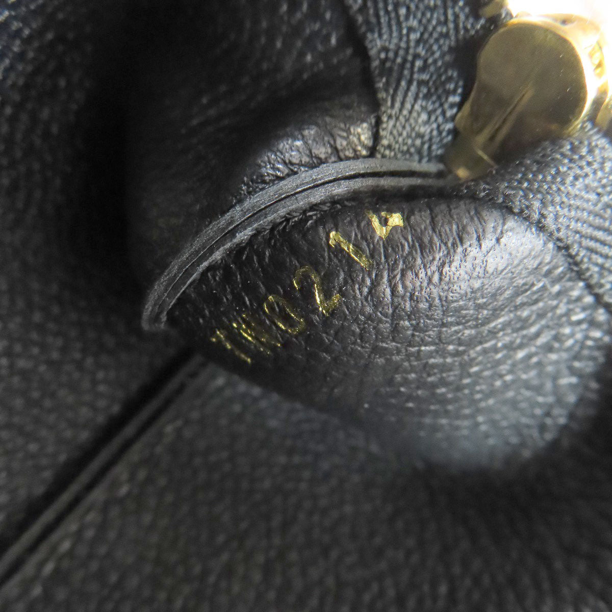 LOUIS VUITTON Coin case M80885 Empreinte, Bicolor Monogram black Card Key case Key holder Pochette Cle Women Used Authentic
