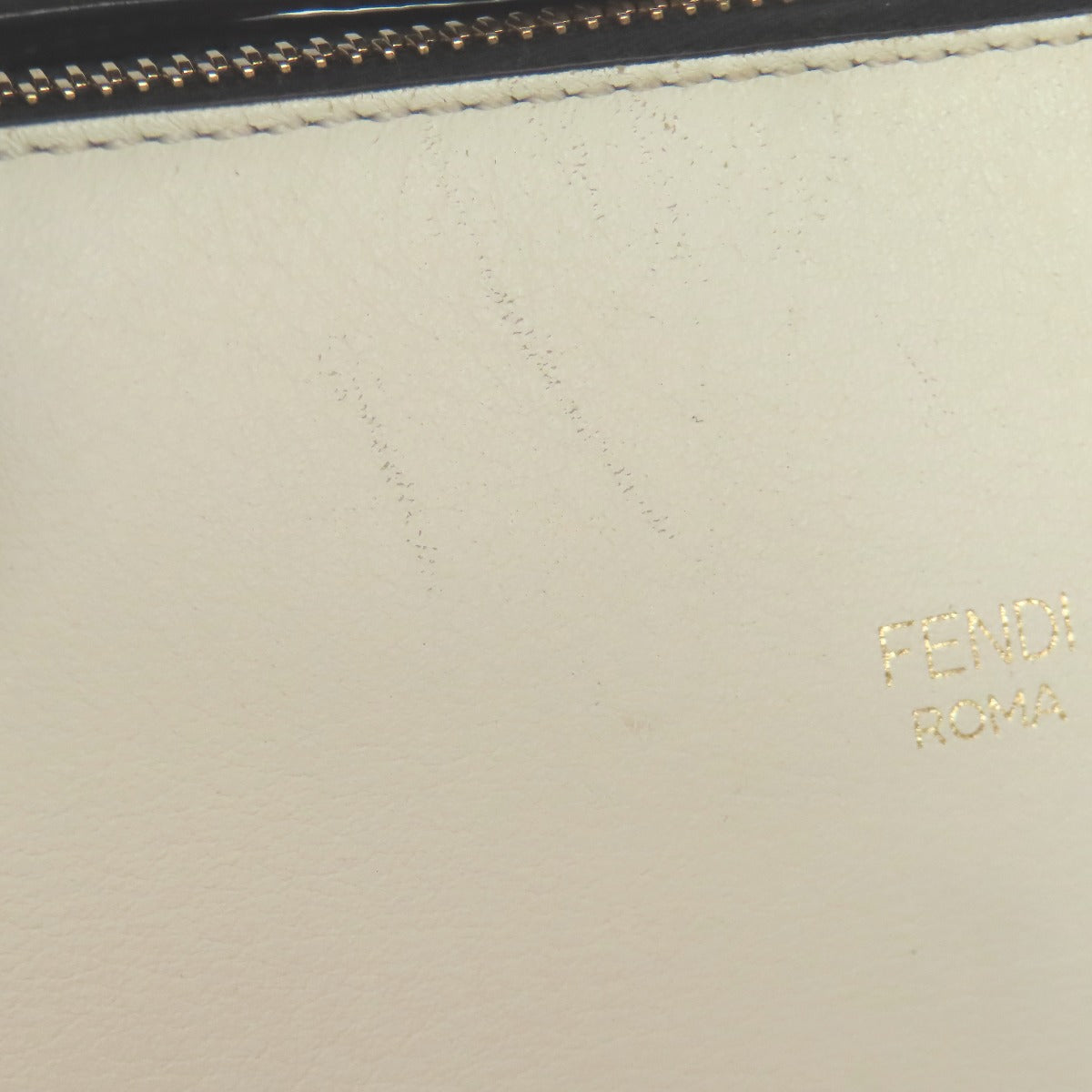 FENDI Handbag Calfskin white By the way 2WAY