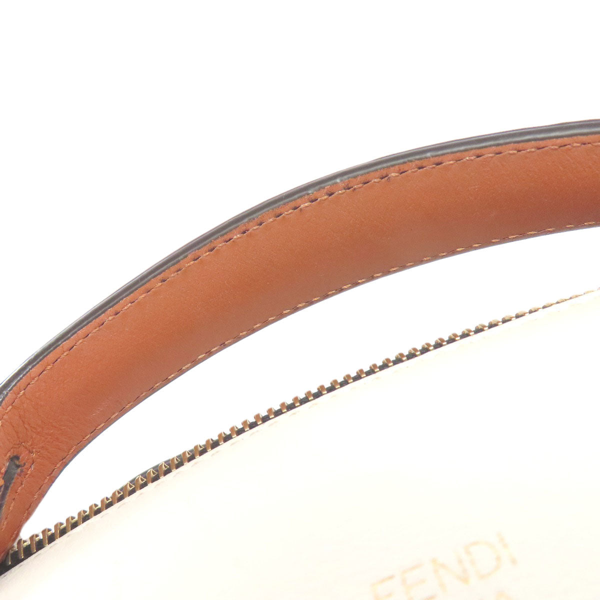 FENDI Handbag Calfskin white By the way 2WAY