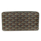 GOYARD Long Wallet Purse PVC black Matignon GM Women Used Authentic