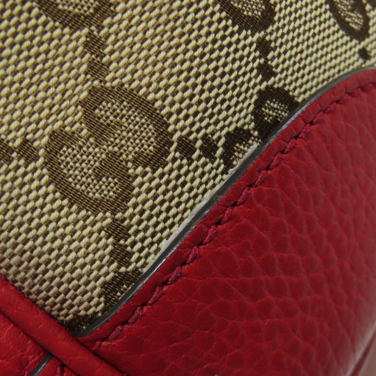 GUCCI Shoulder Bag 449413 canvas Red GG outlet 2WAY
