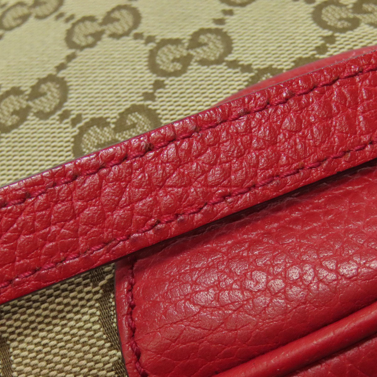 GUCCI Shoulder Bag 449413 canvas Red GG outlet 2WAY