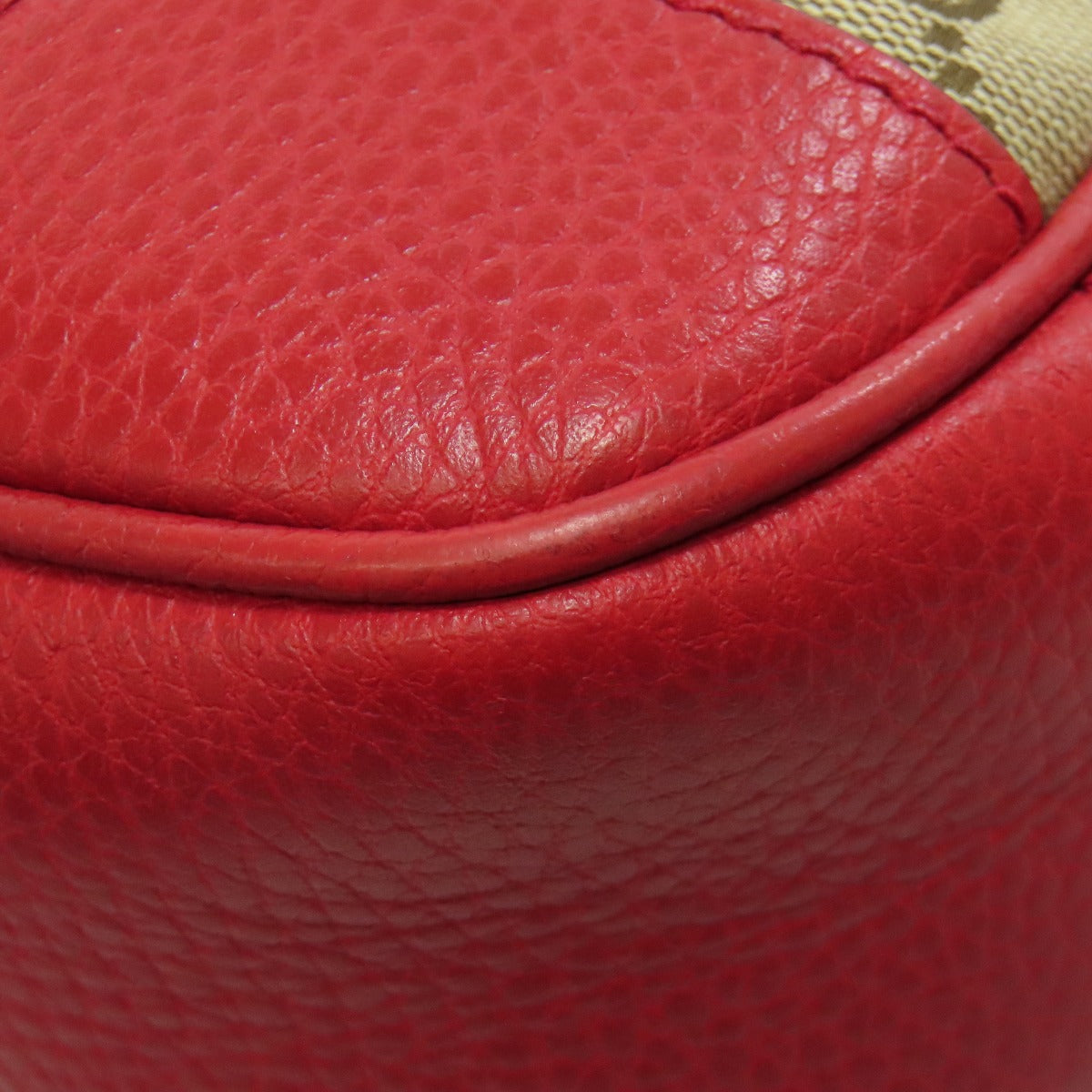 GUCCI Shoulder Bag 449413 canvas Red GG outlet 2WAY