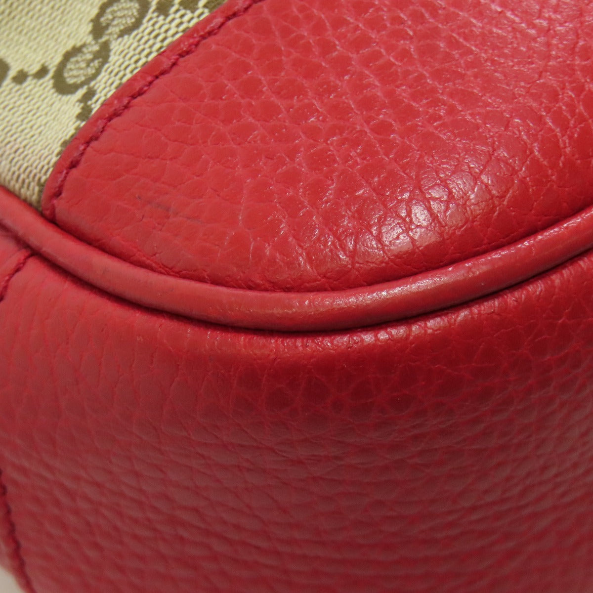 GUCCI Shoulder Bag 449413 canvas Red GG outlet 2WAY