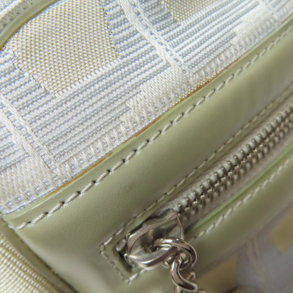 CHANEL Shoulder Bag Nylon beige New travel line Women Used Authentic