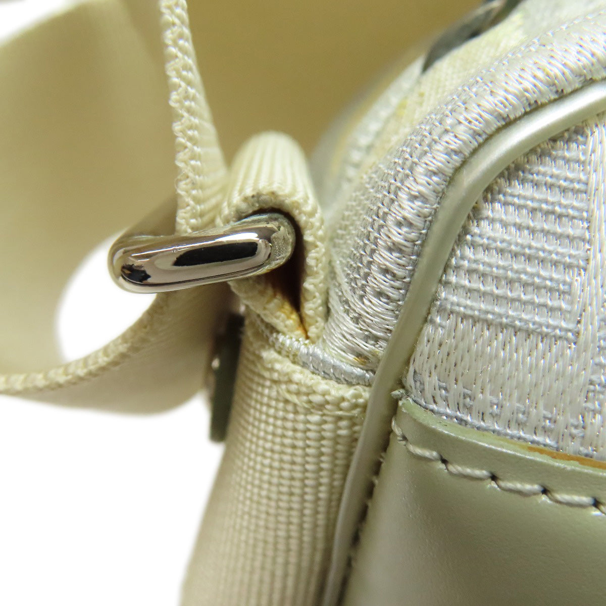 CHANEL Shoulder Bag Nylon beige New travel line Women Used Authentic