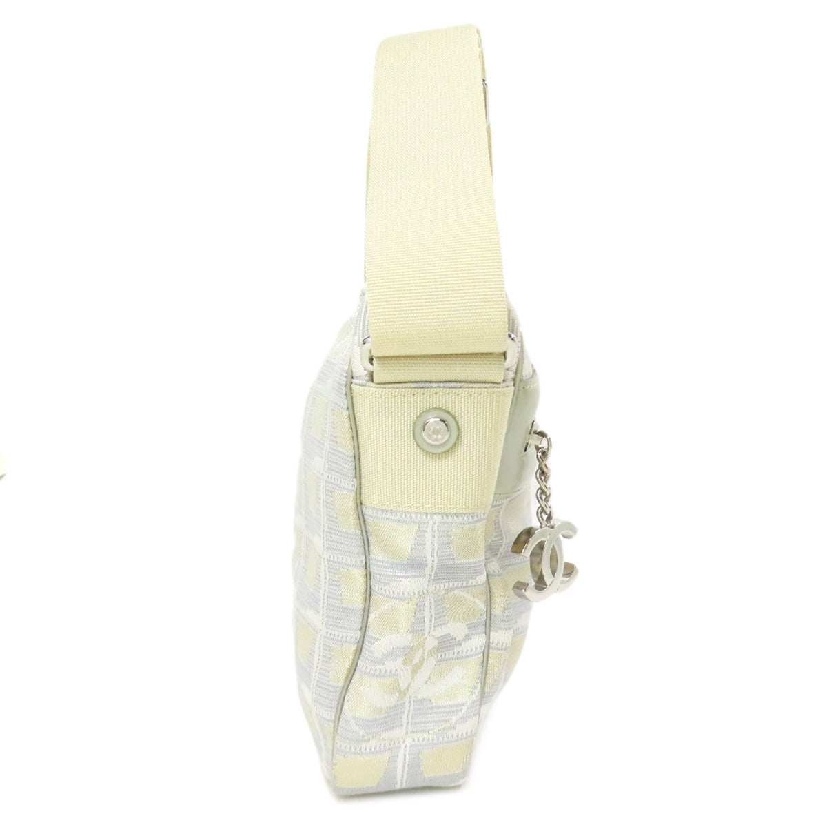 CHANEL Shoulder Bag Nylon beige New travel line Women Used Authentic