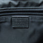 GUCCI Tote Bag 631245 Nylon black Sherry line outlet Women Used Authentic