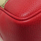 GUCCI Handbag 449241 Canvas, Leather Red GG outlet 2WAY Women Used Authentic
