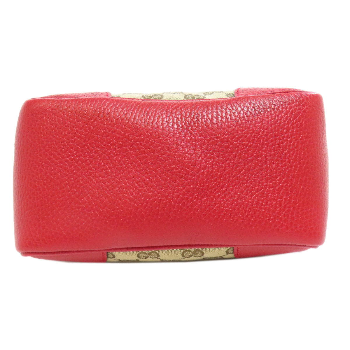 GUCCI Handbag 449241 Canvas, Leather Red GG outlet 2WAY Women Used Authentic