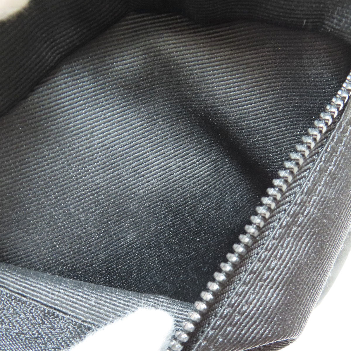 FENDI Sling bag canvas black logo Women Used Authentic