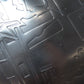 PRADA Handbag leather black LogoMetal embossed