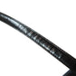 PRADA Handbag leather black LogoMetal embossed