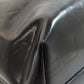 PRADA Handbag leather black LogoMetal embossed