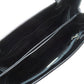 PRADA Handbag leather black LogoMetal embossed