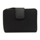 PRADA Bifold Wallet Nylon black logoMetal Women Used Authentic