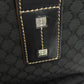 CELINE Tote Bag Nylon black Macadam Pattern Women Used Authentic