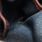 CELINE Handbag denim blue Macadam Pattern