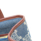 CELINE Handbag denim blue Macadam Pattern