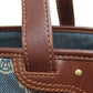 CELINE Handbag denim blue Macadam Pattern