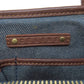 CELINE Handbag denim blue Macadam Pattern