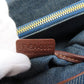 CELINE Handbag denim blue Macadam Pattern