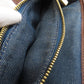 CELINE Handbag denim blue Macadam Pattern