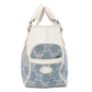 CELINE Handbag canvas blue Boogie bag