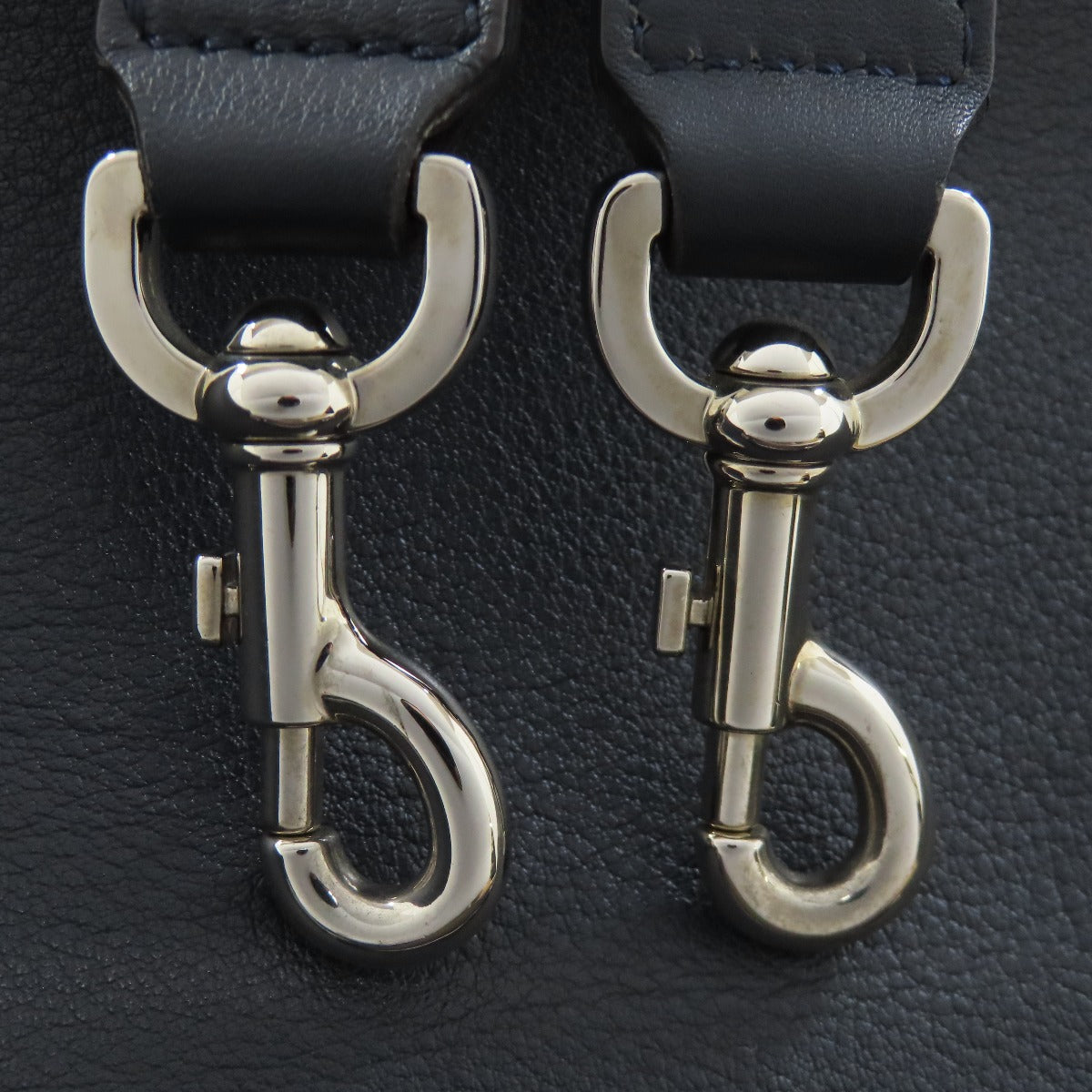 FENDI Handbag Calfskin Navy By the way 2WAY