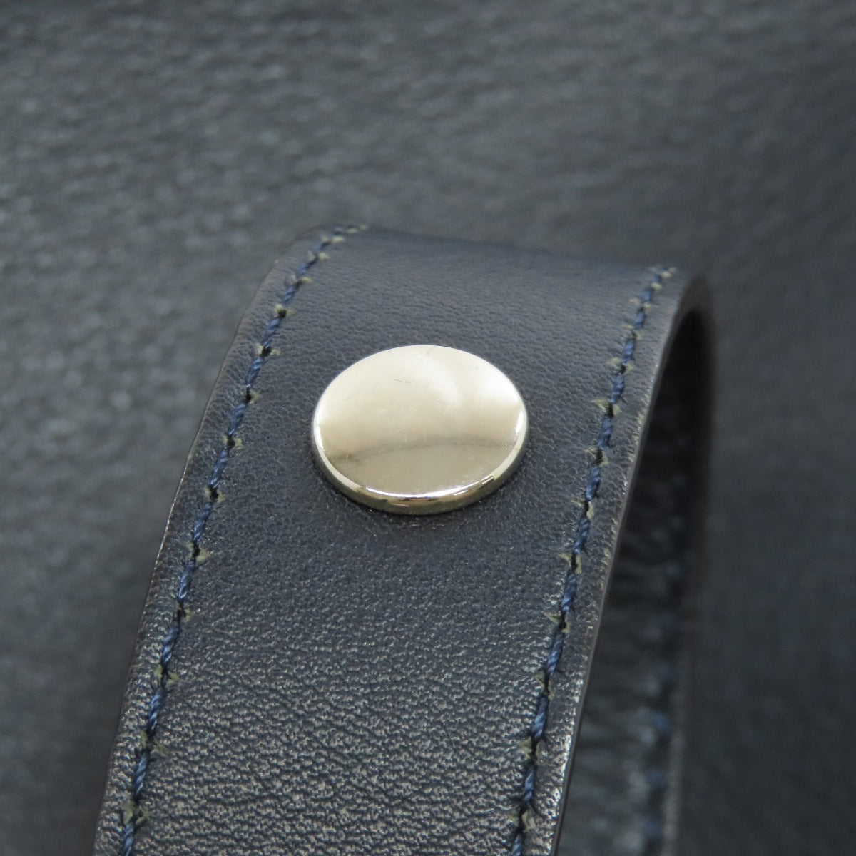 FENDI Handbag Calfskin Navy By the way 2WAY