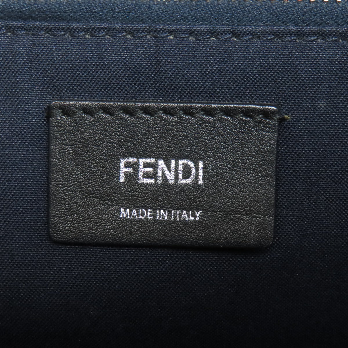 FENDI Handbag Calfskin Navy By the way 2WAY