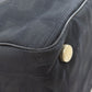 CHANEL Tote Bag Nylon jacquard black New Travel Line MM Women Used Authentic