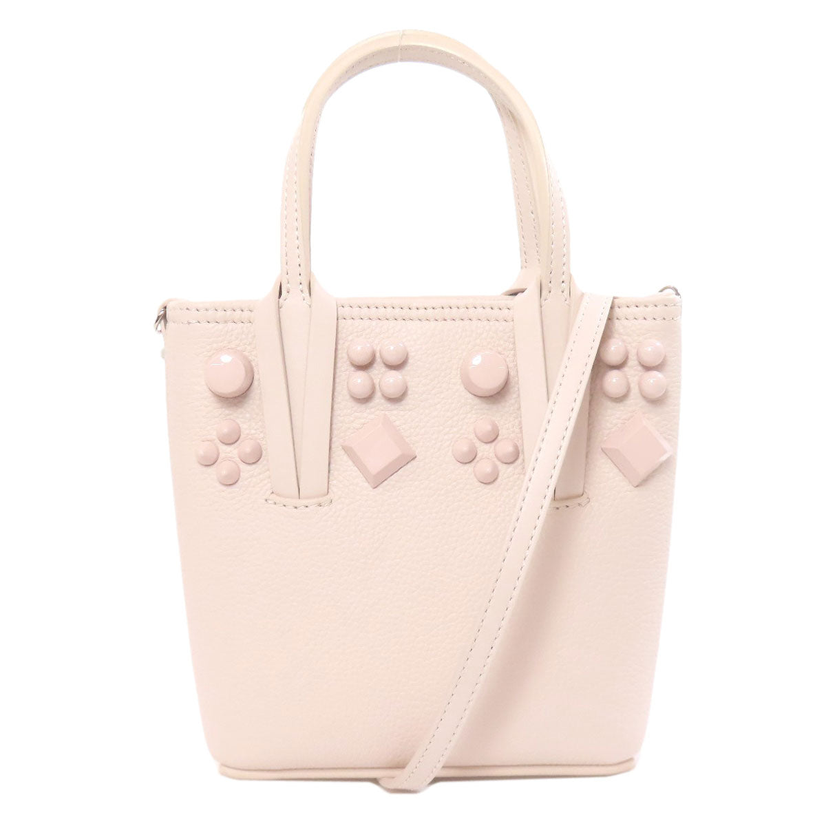 Christian Louboutin Handbag Calfskin pink 2WAY