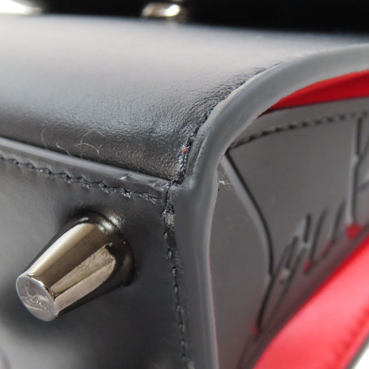 Christian Louboutin Handbag Calfskin black 2WAY
