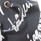 BALENCIAGA Handbag 619458 canvas black Drawstring Bucket 2WAY Women Used Authentic