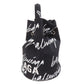 BALENCIAGA Handbag 619458 canvas black Drawstring Bucket 2WAY Women Used Authentic