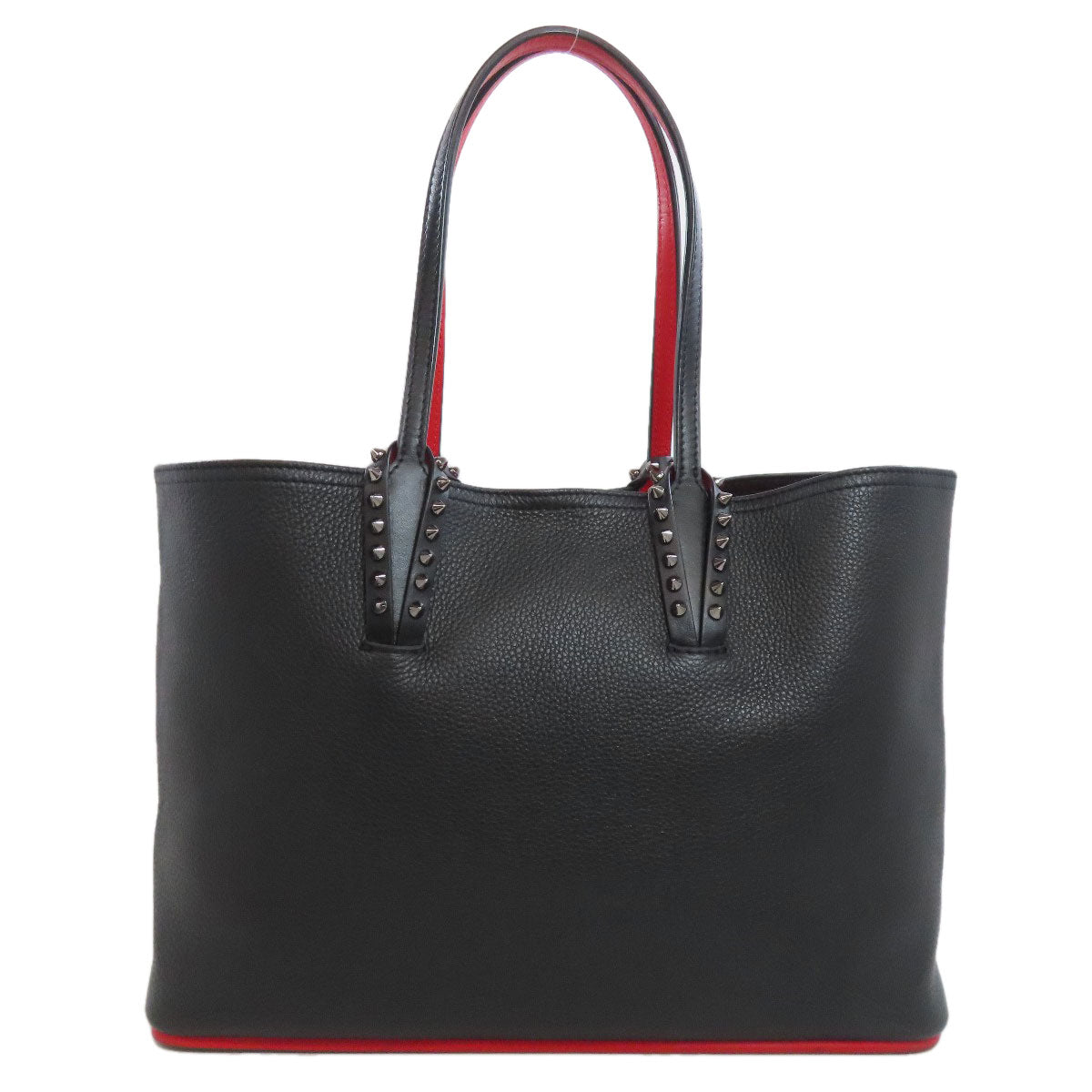 Christian Louboutin Tote Bag leather black Studs