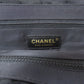 CHANEL Tote Bag Nylon jacquard black New Travel Line PM Women Used Authentic