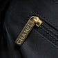 CHANEL Tote Bag Nylon jacquard black New Travel Line PM Women Used Authentic