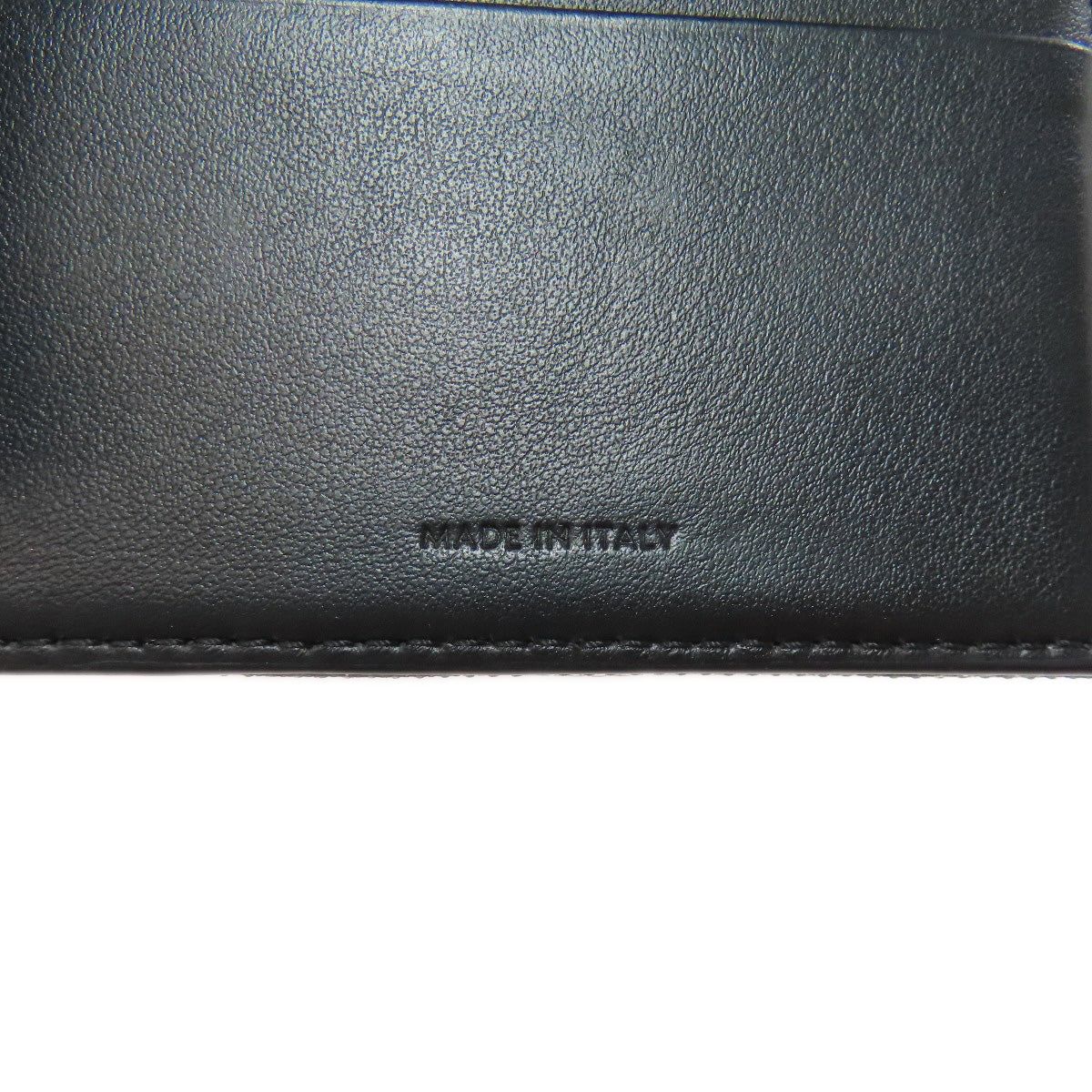 CELINE Bifold Wallet canvas Silver Triomphe Lame